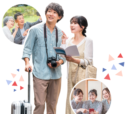 国内旅行者イメージ