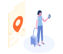 国内旅行者イメージ